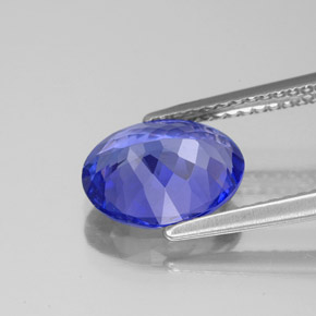 Tanzanite Gemstone in 9.9 x 7.7 mm Size for Sale, Tanzanite Stone in Violet Blue Color