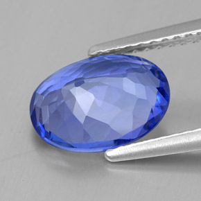 Tanzanite Gemstone in 10 x 7.2 mm Size for Sale, Tanzanite Stone in Violet Blue Color