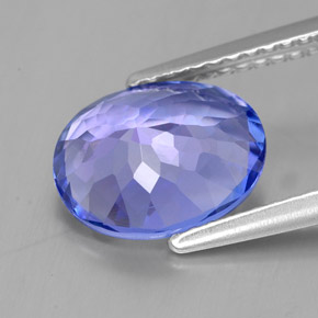Tanzanite Gemstone in 10 x 8 mm (calibrated) Size for Sale, Tanzanite Stone in Violet Blue Color