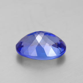 Tanzanite Gemstone in 10.5 x 7.5 mm Size for Sale, Tanzanite Stone in Violet Blue Color