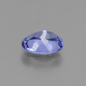 Tanzanite Gemstone in 8 x 6 mm (calibrated) Size for Sale, Tanzanite Stone in Medium Navy Blue Color