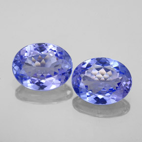 3.67 ct Blue Tanzanite Gemstone, Tanzanite Gem in Oval Facet Shape for Sale.