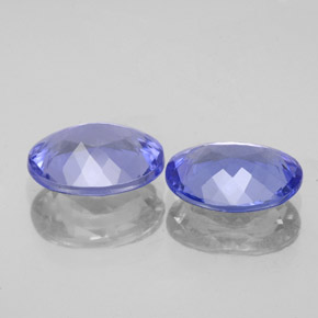 Tanzanite Gemstone in 9 x 7 mm (calibrated) Size for Sale, Tanzanite Stone in Violet Blue Color
