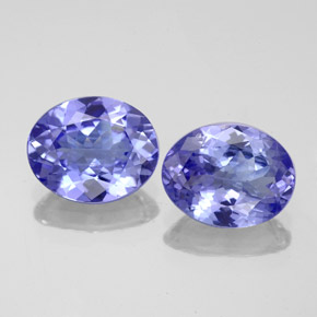 3.19 ct Blue Tanzanite Gemstone, Tanzanite Gem in Oval Facet Shape for Sale.