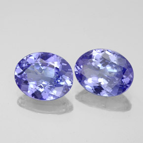 3.19 ct Blue Tanzanite Stone, Natural Tanzanite in Oval Facet Shape for Sale