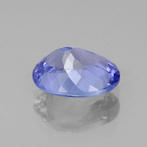 Tanzanite Gemstone in 9 x 7 mm (calibrated) Size for Sale, Tanzanite Stone in Violet Blue Color