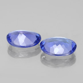 Tanzanite Gemstones in 9 x 7 mm (calibrated) Size for Sale, Tanzanite Stones in Violet Blue Color