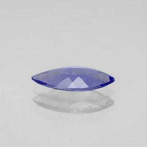 Tanzanite Gemstone in 12 x 5.7 mm Size for Sale, Tanzanite Stone in Violet Blue Color