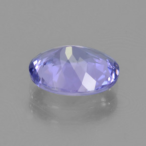 Tanzanite Gemstone in 9 x 7 mm (calibrated) Size for Sale, Tanzanite Stone in Silverish Blue Color