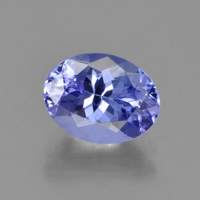 1.7ct Oval Facet Violet Blue Tanzanite Gem for sale 1.7ct Oval Facet Violet Blue Tanzanite Gem (ID: 345734)