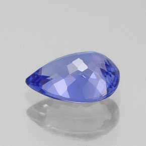 Tanzanite Gemstone in 8.9 x 6.4 mm Size for Sale, Tanzanite Stone in Violet Blue Color