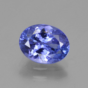 Azul violeta oscuro Tanzanita Gema - 1.6ct Forma ovalada (ID: 347034)