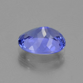 Tanzanite Gemstone in 8.3 x 6.4 mm Size for Sale, Tanzanite Stone in Deep Violet Blue Color