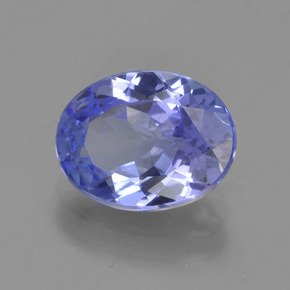 1.94 ct Blue Tanzanite Stone, Natural Tanzanite in Oval Facet Shape for Sale