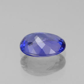 Tanzanite Gemstone in 8.2 x 6.4 mm Size for Sale, Tanzanite Stone in Violet Blue Color