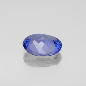 Tanzanite Gemstone in 9.5 x 7.5 mm Size for Sale, Tanzanite Stone in Violet Blue Color