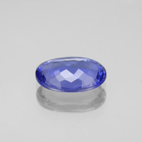 Tanzanite Gemstone in 10.5 x 7.7 mm Size for Sale, Tanzanite Stone in Violet Blue Color