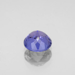 Tanzanite Gemstone in 7 mm (calibrated) Size for Sale, Tanzanite Stone in Violet Blue Color