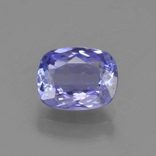 1.22 ct Blue Tanzanite Gemstone, Tanzanite Gem in Cushion-Cut Shape for Sale.