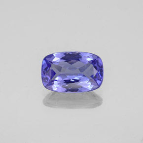 1.54 ct Blue Tanzanite Gemstone, Tanzanite Gem in Cushion-Cut Shape for Sale.