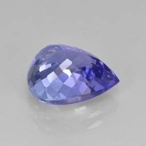 Tanzanite Gemstone in 10.4 x 8.4 mm Size for Sale, Tanzanite Stone in Intense Violet Blue Color