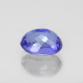 Tanzanite Gemstone in 9 x 7 mm (calibrated) Size for Sale, Tanzanite Stone in Violet Blue Color