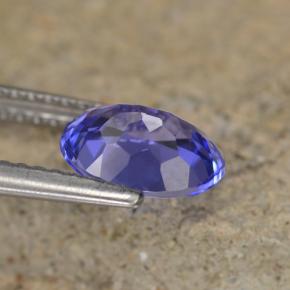 Tanzanite Gemstone in 8 x 6 mm (calibrated) Size for Sale, Tanzanite Stone in Intense Violet Blue Color