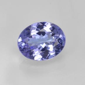 Intense Violet Blue Tansanit Edelstein - 1.9ct Oval facettiert (ID: 348063)