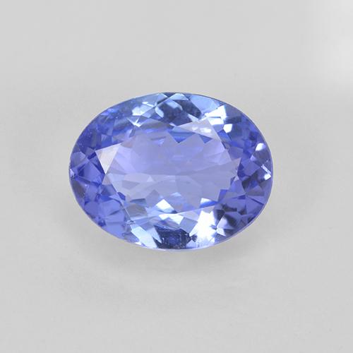 Intense Blue Tanzanite Gem - 1.7ct Oval Facet (ID: 348065)