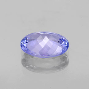 Tanzanite Gemstone in 9 x 7 mm (calibrated) Size for Sale, Tanzanite Stone in Violet Blue Color
