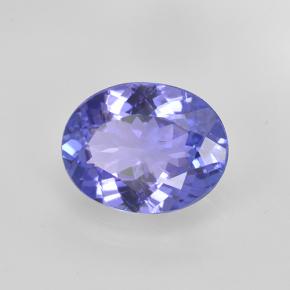 1.83 ct Blue Tanzanite Stone, Natural Tanzanite in Oval Facet Shape for Sale