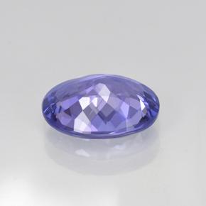 Tanzanite Gemstone in 9 x 7 mm (calibrated) Size for Sale, Tanzanite Stone in Intense Violet Blue Color