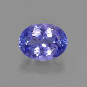 1.8ct Oval Facet Violet Blue Tanzanite Gem for sale 1.8ct Oval Facet Violet Blue Tanzanite Gem (ID: 348170)