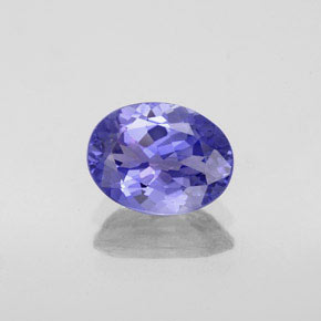 1.43 ct Blue Tanzanite Gemstone, Tanzanite Gem in Oval Facet Shape for Sale.