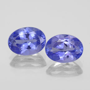 3.04 ct Blue Tanzanite Gemstone, Tanzanite Gem in Oval Facet Shape for Sale.