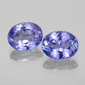3.79 ct Blue Tanzanite Gemstone, Tanzanite Gem in Oval Facet Shape for Sale.