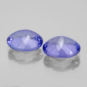 Tanzanite Gemstone in 9 x 7 mm (calibrated) Size for Sale, Tanzanite Stone in Violet Blue Color