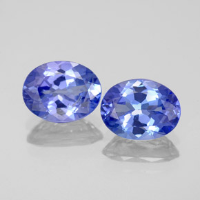 2.76 ct Blue Tanzanite Gemstone, Tanzanite Gem in Oval Facet Shape for Sale.