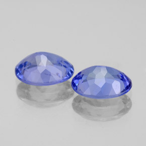 Tanzanite Gemstone in 8.2 x 6.4 mm Size for Sale, Tanzanite Stone in Violet Blue Color