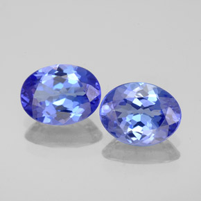 2.76 ct Blue Tanzanite Gemstone, Tanzanite Gem in Oval Facet Shape for Sale.