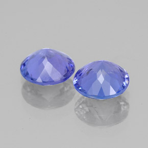 Tanzanite Gemstone in 7 mm (calibrated) Size for Sale, Tanzanite Stone in Violet Blue Color