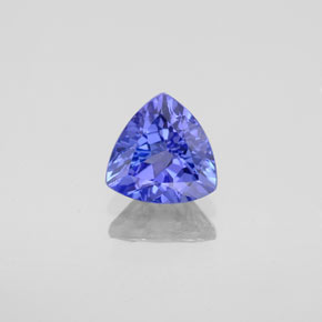0.95 ct Blue Tanzanite Gemstone, Tanzanite Gem in Trillion Facet Shape for Sale.