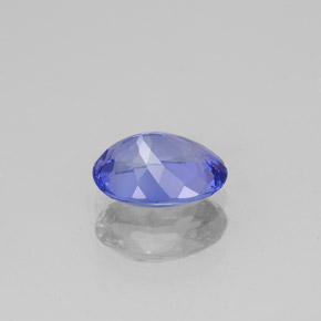 Tanzanite Gemstone in 7.8 x 5.7 mm Size for Sale, Tanzanite Stone in Violet Blue Color