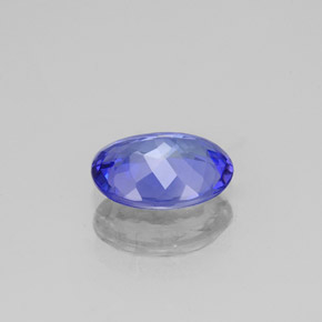 Tanzanite Gemstone in 8 x 6 mm (calibrated) Size for Sale, Tanzanite Stone in Violet Blue Color