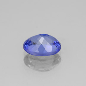 Tanzanite Gemstone in 8 x 6 mm (calibrated) Size for Sale, Tanzanite Stone in Violet Blue Color