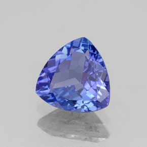 1.20 ct Blue Tanzanite Stone, Natural Tanzanite in Trillion Facet Shape for Sale