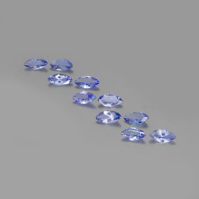 Intense Blue Tanzanite Gem - 0.3ct Marquise Facet (ID: 350372)