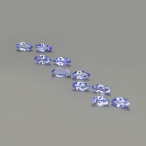 Violet Blue Tanzanite Gem - 0.3ct Marquise Facet (ID: 350373)