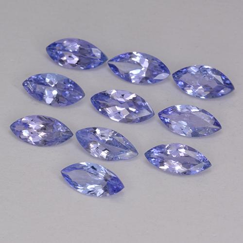 3.30 ctw Blue Tanzanite Stones, Natural Tanzanite in Marquise Facet Shape for Sale