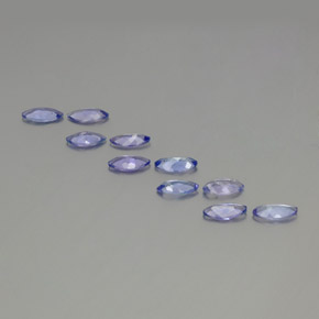 Tanzanite Gemstones in 6.8 x 3.5 mm Size for Sale, Tanzanite Stones in Intense Blue Color